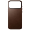 Nomad kaitsekest Traditional Leather Case iPhone 17 Pro Max pruun