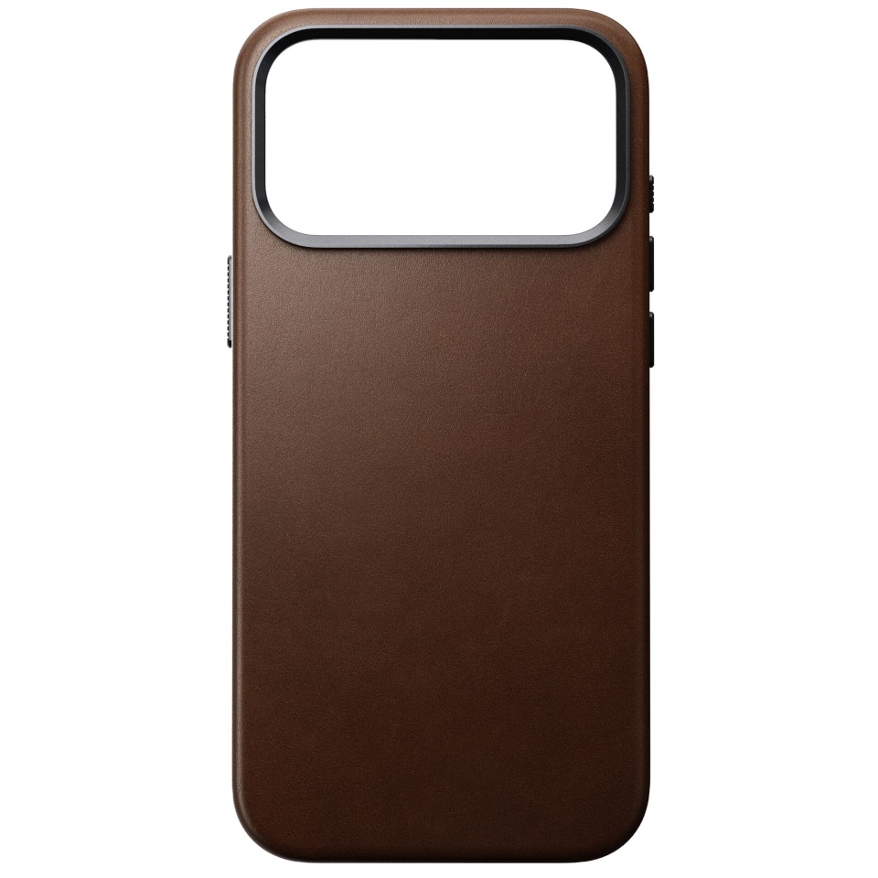 Nomad kaitsekest Traditional Leather Case iPhone 17 Pro Max pruun