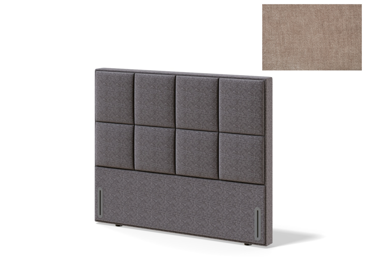 Sleepwell voodiots RED/BLACK KRONANG, 121x12x130cm, BOLSHOI beež