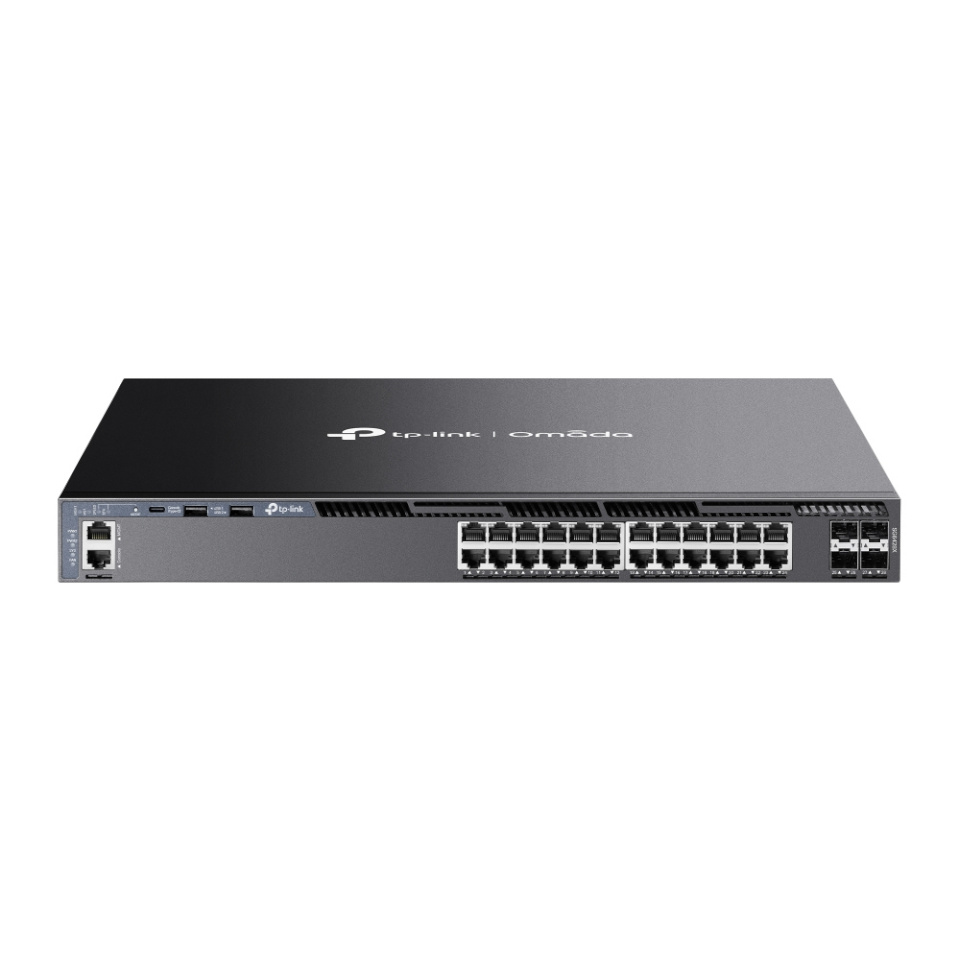 TP-LINK SG6428X Omada 24-Port Gigabit Stackable L3 Managed Switch with 4 10G Slots | TP-LINK