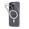 Puro 03 Mag MagSafe Silicone Case for iPhone 16 Pro Max - Transparent