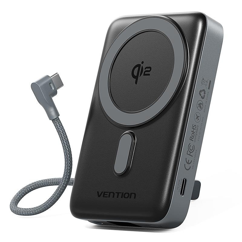 Vention akupank Power Bank Wireless 10000mah 35w, grey