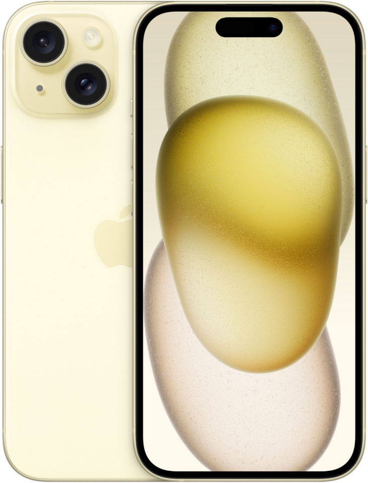 Apple iPhone 15 512GB Yellow, kollane