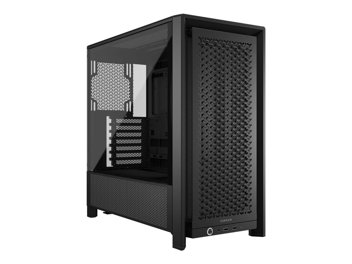 Corsair korpus FRAME 4000D (must, Tempered Glass)