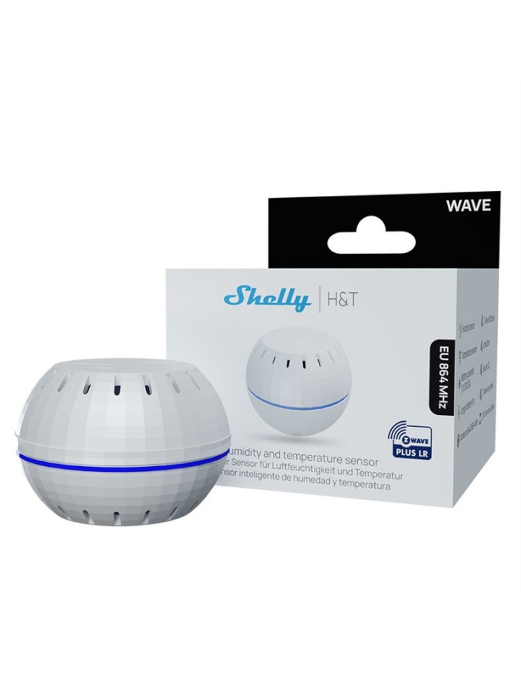 Shelly Wave H&T valge temperature and humidity sensor