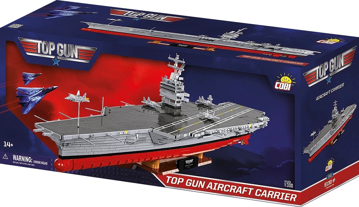 Cobi klotsid Blocks Top Gun Aircraft Carrier 6130 pieces