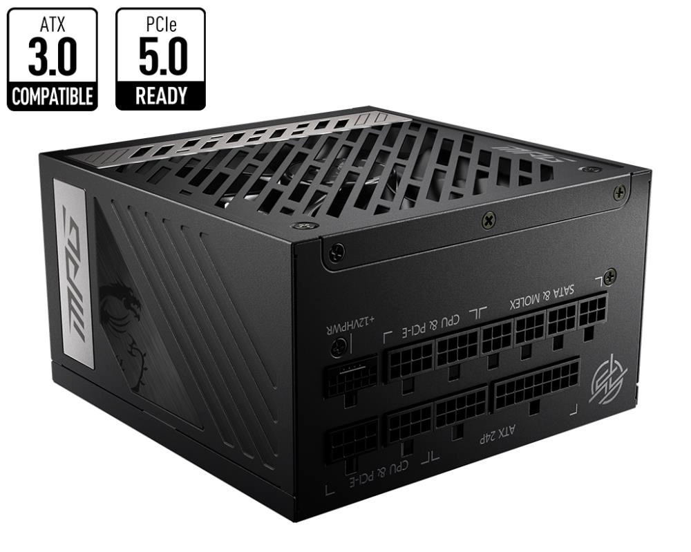 MSI toiteplokk MPG A1000G PCIE5 1000W 80PLUS kuldne F.MODULAR PSU