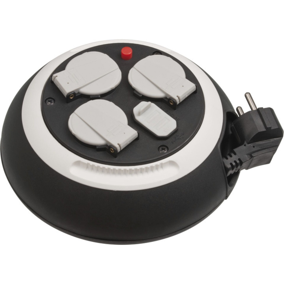 Brennenstuhl pikendusjuhe Comfort Line CL-S, H05VV-F3G1.5, must/valge