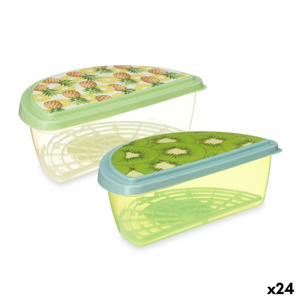 Leknes toidukarp Puuvili Ananass Kiwi Plastmass 23x8x13cm (24tk)