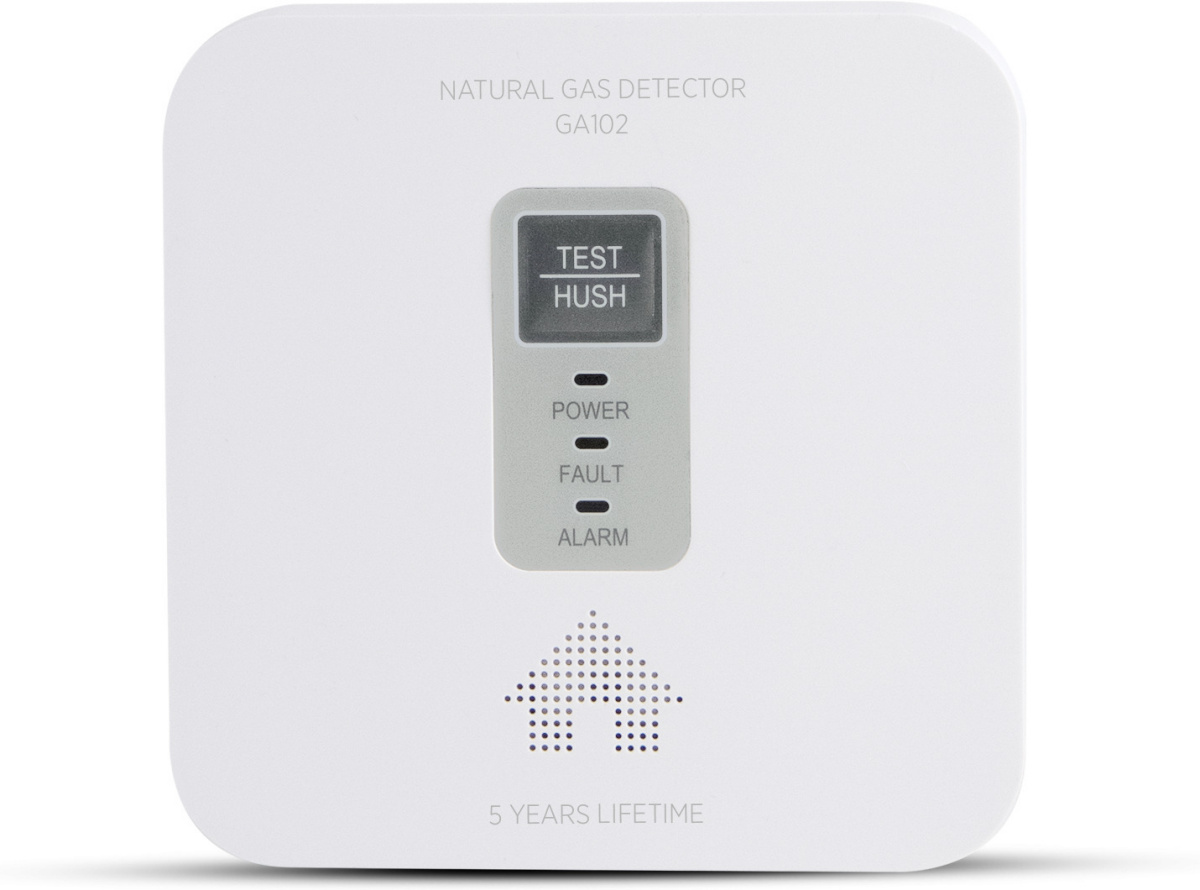 Housegard gaasialarm GA102 ,Gas Alarm, 230V/12V, valge