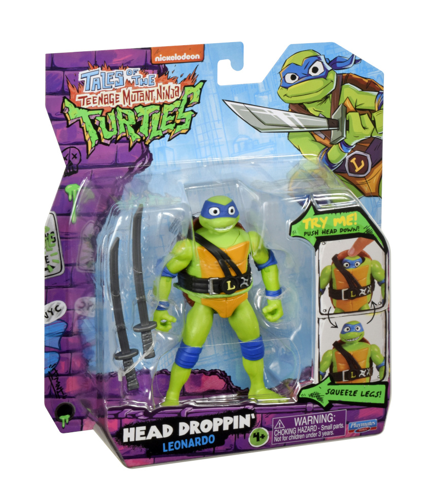 TMNT figuur Head Dropping Leo, 83304