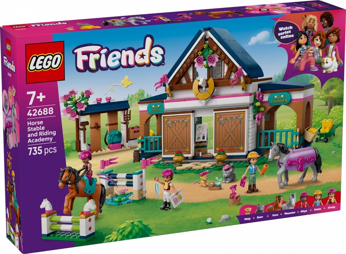 LEGO klotsid 42688 Friends Pferdestall und Reitschule