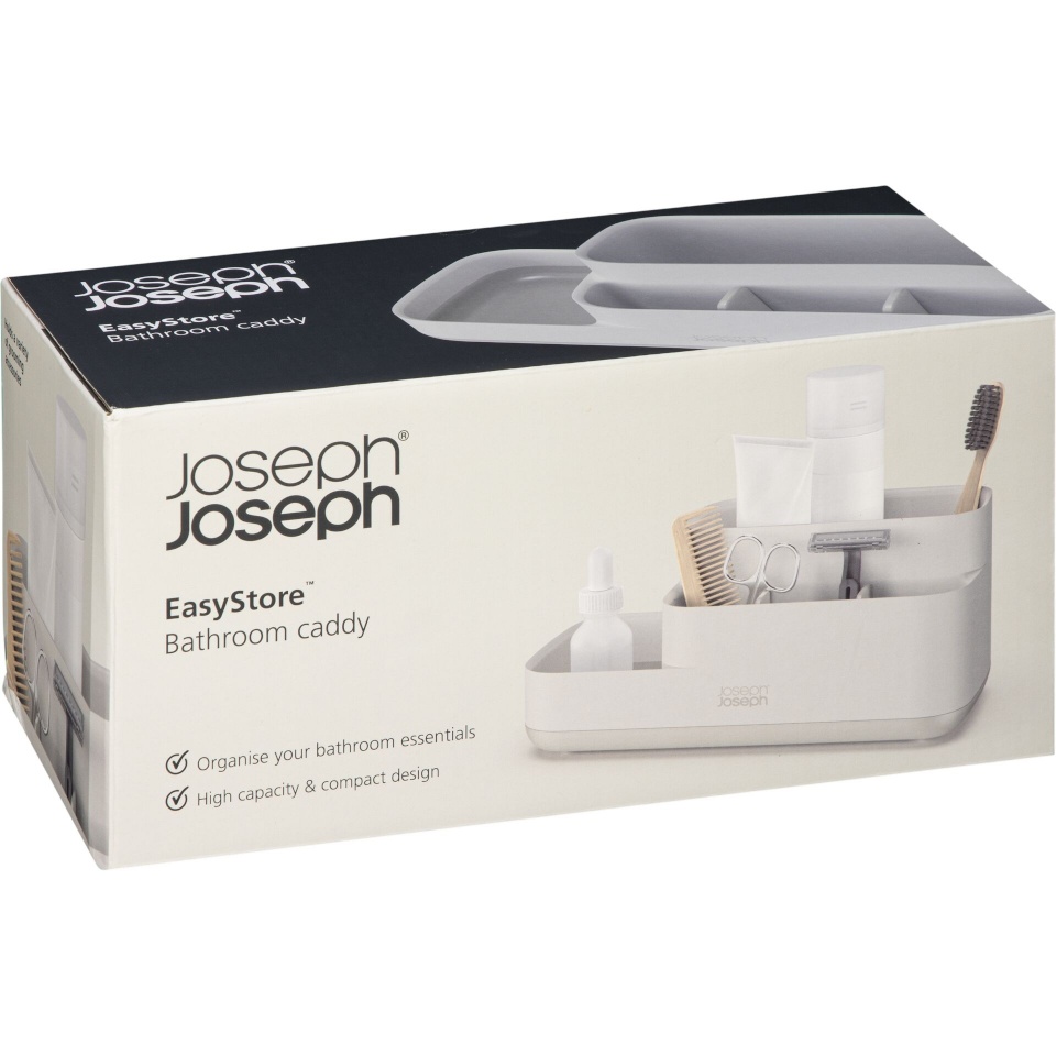 Joseph Joseph EasyStore Matt Ecru Bathroom Storage Caddy