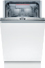 Bosch integreeritav nõudepesumasin SPV6ZMX01E Series 6 Built-In Dishwasher, 45cm, valge
