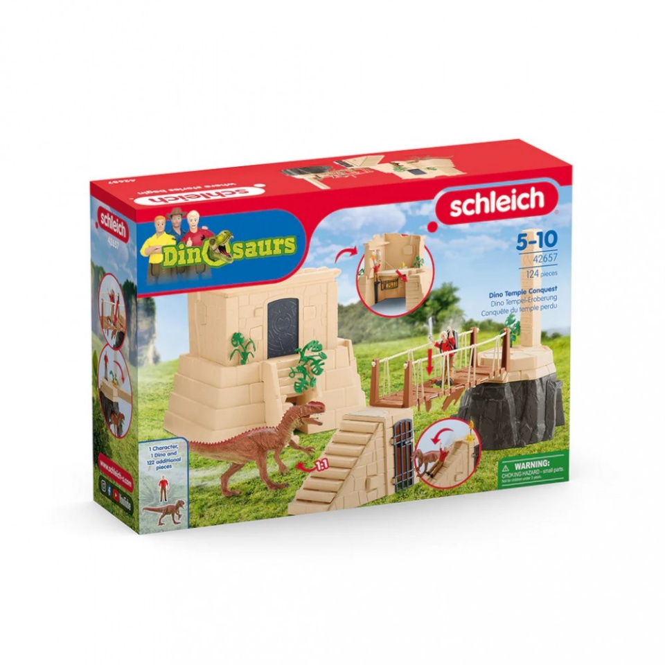 Schleich mängufiguur set Expedition to the Dinosaur Temple