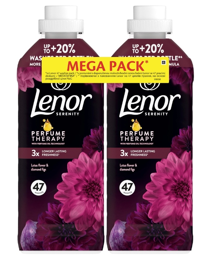 Lenor pesuloputusvahend Diamond Figs & Lotus Flower, 2x987ml