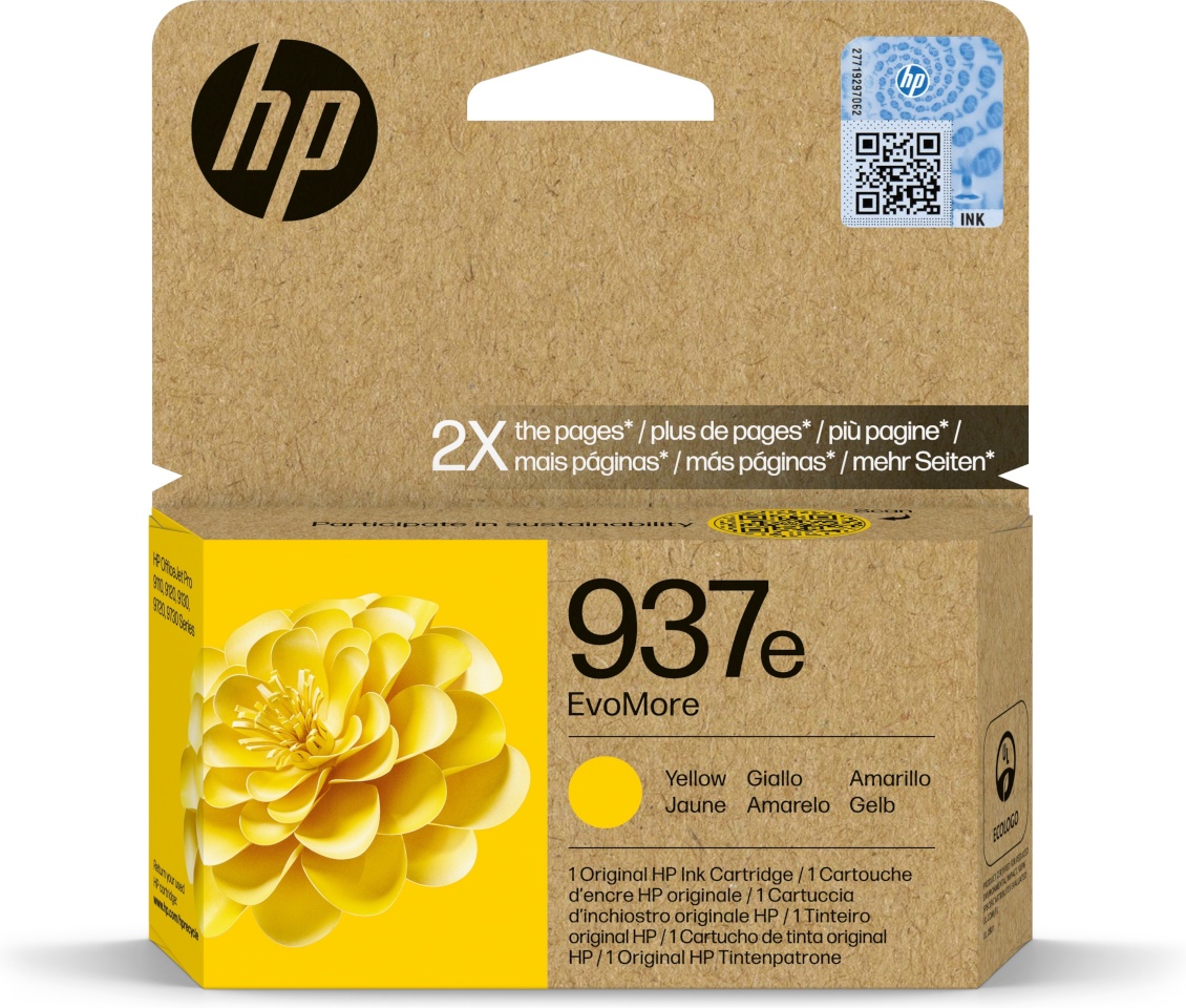 HP HP 937e kollane Tintenpatrone EvoMore