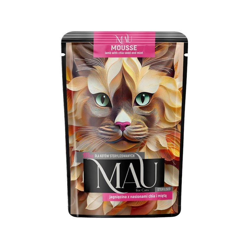 Dolina Noteci kassitoit MAU Mousse Sterilised Lamb with Chia Seeds and Mint, 85g
