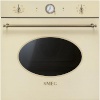 SMEG integreeritav ahi SFP68C1TPO Colonial, 70L, pürolüüs, kreem/messing