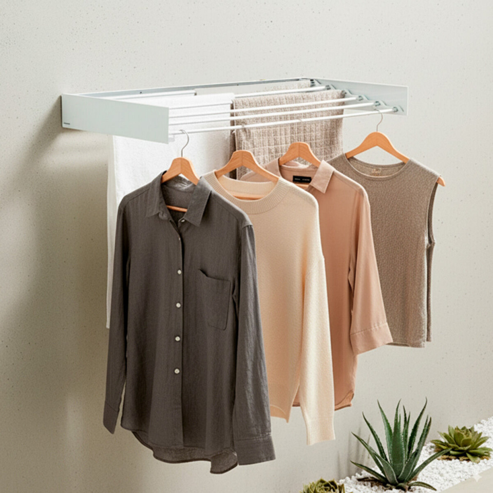 InnovaGoods kokkupandav, laiendatav, kokkutõmmatav seinakuivatusrest Dryva 100