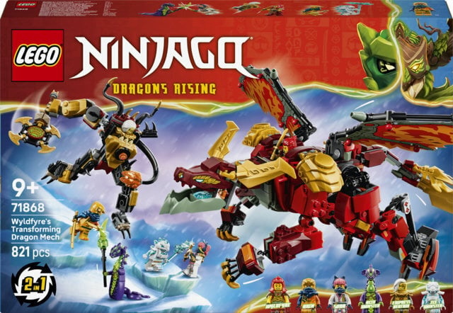 LEGO Ninjago 71868 – Wyldfyre'i muunduv draakonrobot
