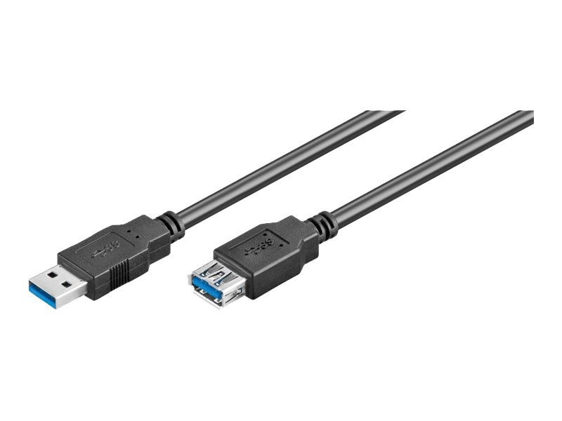 Goobay videokaabel USB 3.0 SuperSpeed Extension Cable, must