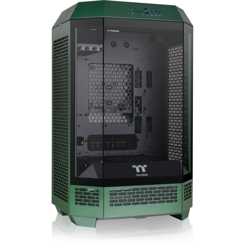 Thermaltake korpus The Tower 300 (dunkelgrün, Tempered Glass)