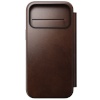 Nomad kaitsekest Modern Leather Folio iPhone 17 Pro Max Rustic pruun H