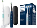 Philips elektriline hambahari HX6851/34 Sonicare ProtectiveClean 5100 Duo Electric Toothbrushes, valge/sinine