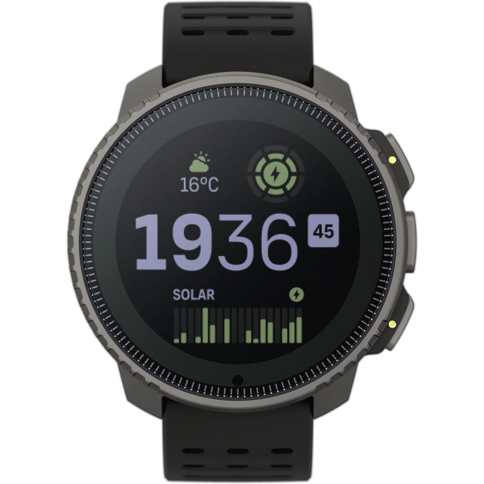 Suunto pulsikell Vertical Titanium Solar must