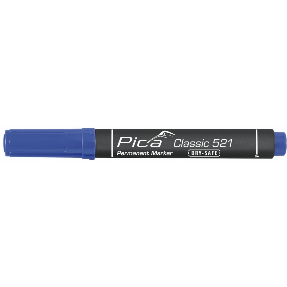 Pica marker Permanentmarker 2-6mm, Wedge Tip, sinine