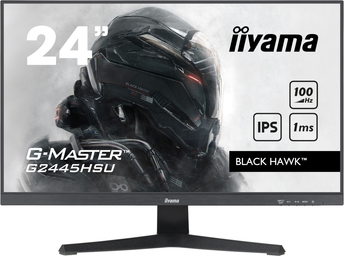 iiyama monitor 60.5cm (24") G2445HSU-B1 16:9 HDMI+DP+2xUSB IPS Retail