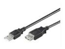 Goobay videokaabel USB 2.0 Hi-Speed Extension Cable, must