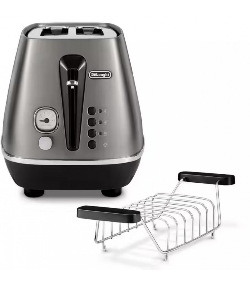 Delonghi röster Distinta Titanium Toaster, 900W, hall