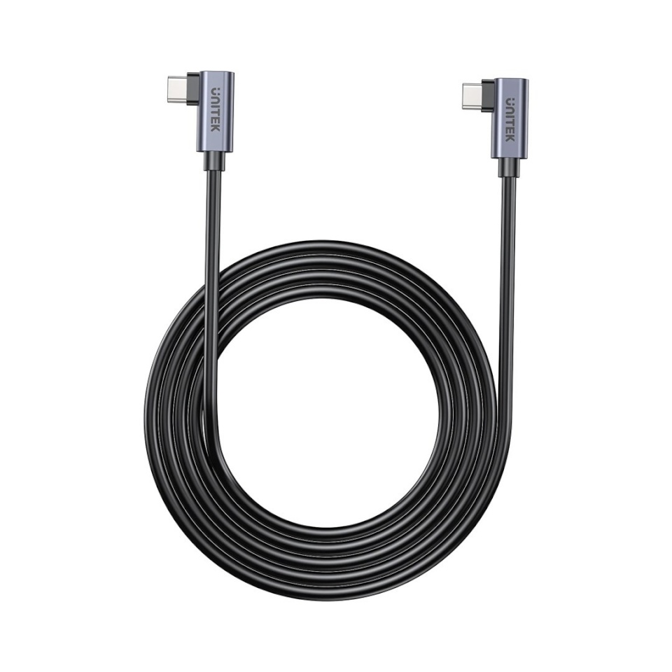 UNITEK kaabel USB-C Cable Dual 90° M/M 0.5M