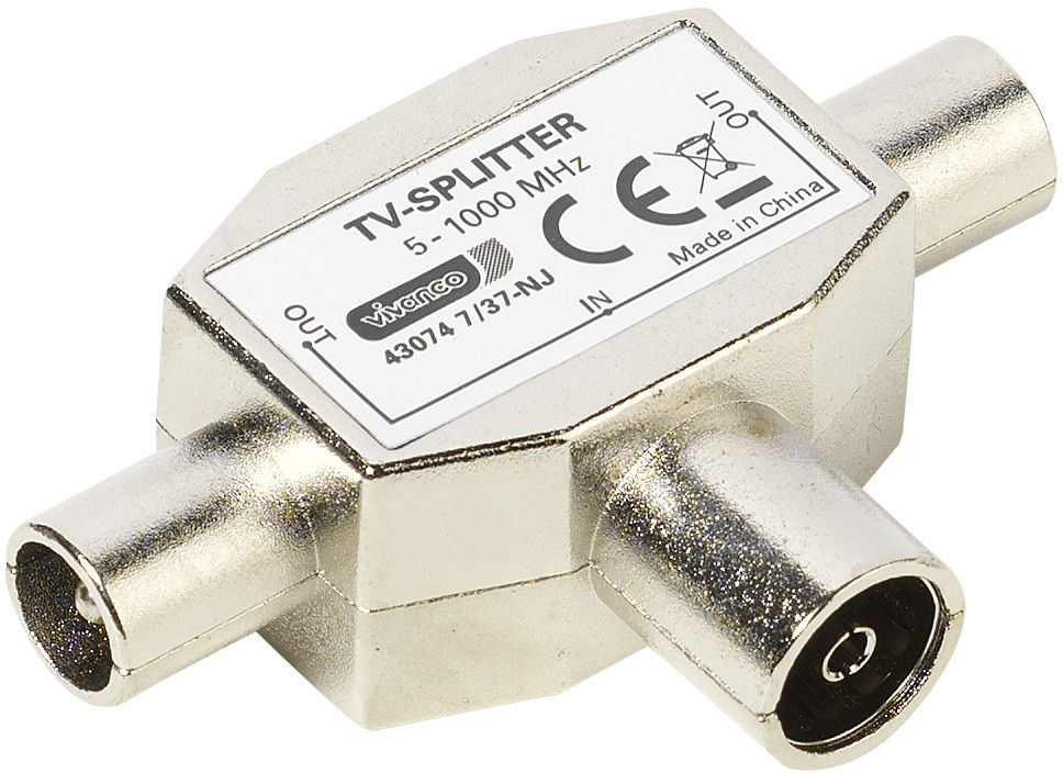 Vivanco antennikaabli jagaja TV