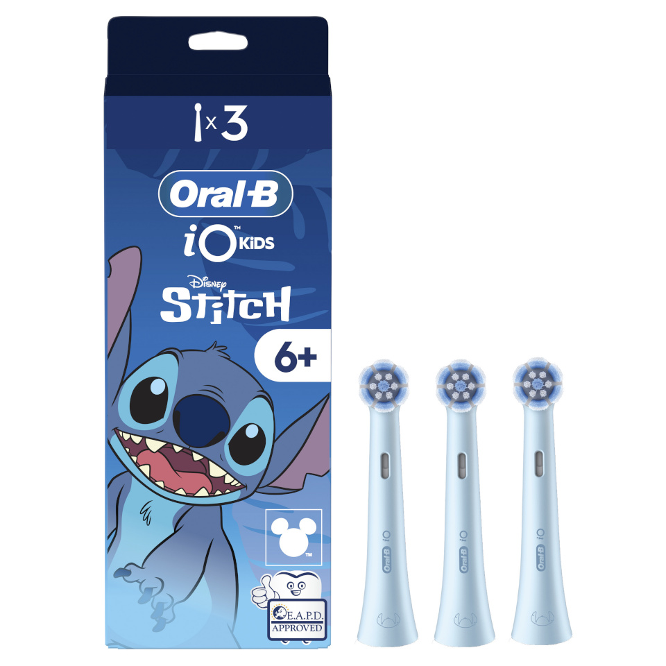 Brauni lisaharjaga hambahari Oral-B iO Kids Disney Stitch, 3 tk