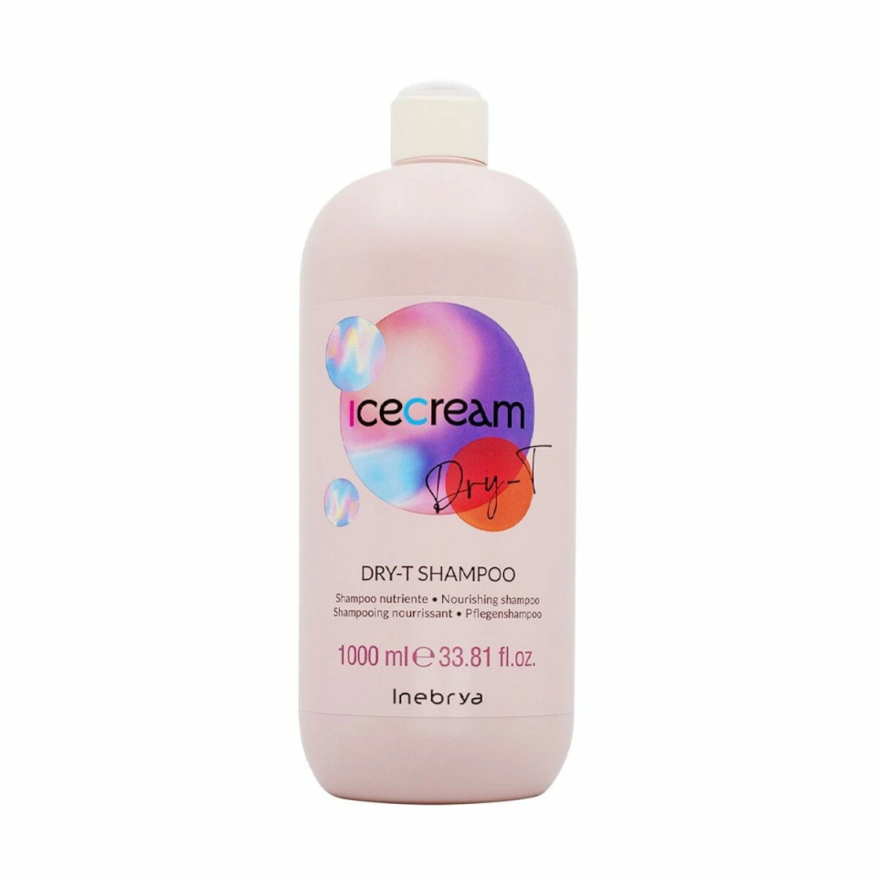 Inebrya šampoon Ice Cream Dry-T Shampoo 1000ml, unisex
