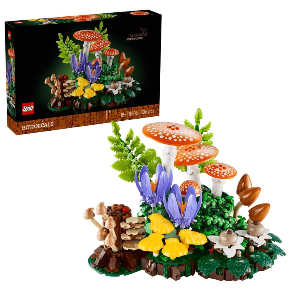 Lego klotsid BOTANICALS 11505 Woodland Mushrooms