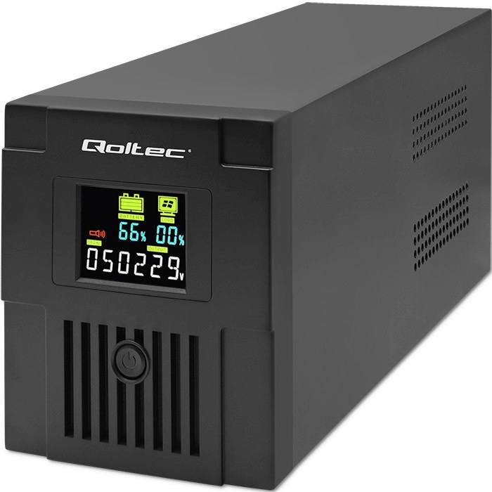 Qoltec UPS Uninterruptible power supply, 1500VA, 900W