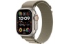 Apple nutikell Watch Ultra 2 GPS + Cellular, 49mm Titanium Case with Olive Alpine Loop - L