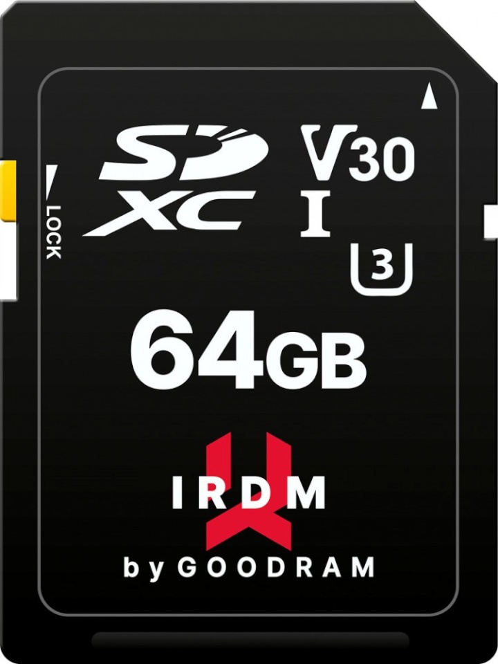Goodram mälukaart SDXC IRDM 64GB UHS-I U3