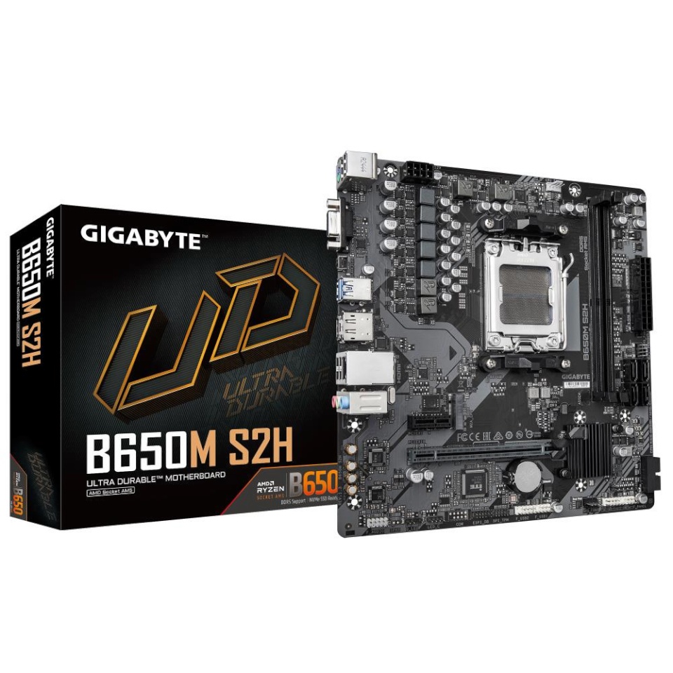 Gigabyte emaplaat AMD B650 Sam5 mATX/b650m S2h 1.3