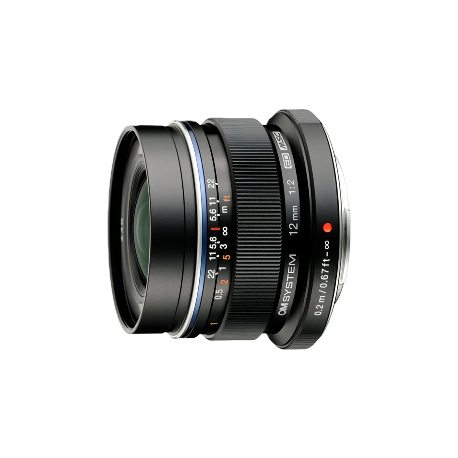 OM SYSTEM M.Zuiko Digital ED 2.0/12 mm must, objektiiv