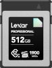 Lexar mälukaart CFexpress Pro Diamond R1900/W1700 (VPG400) 512GB