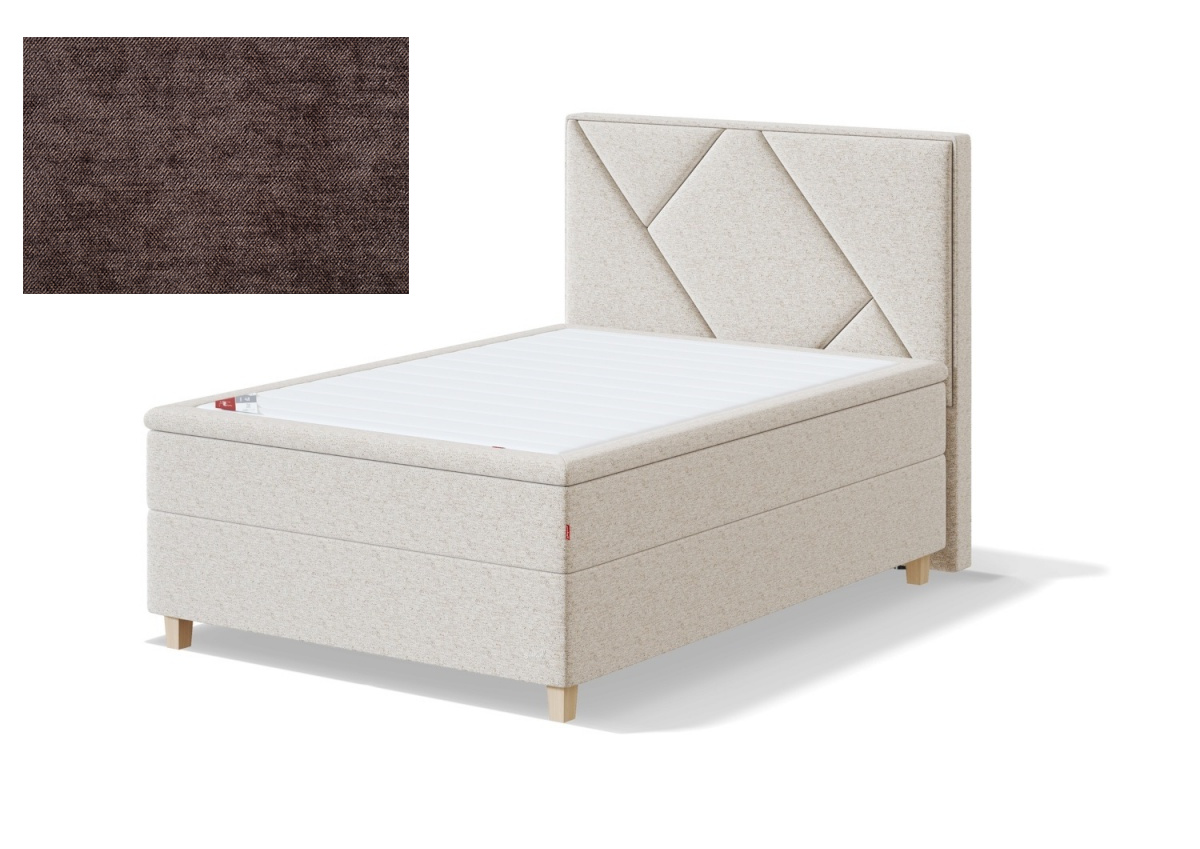 Sleepwell kontinentaalvoodi RED CONTINENTAL, 140x200x50cm, BOLSHOI pruun, keskmine