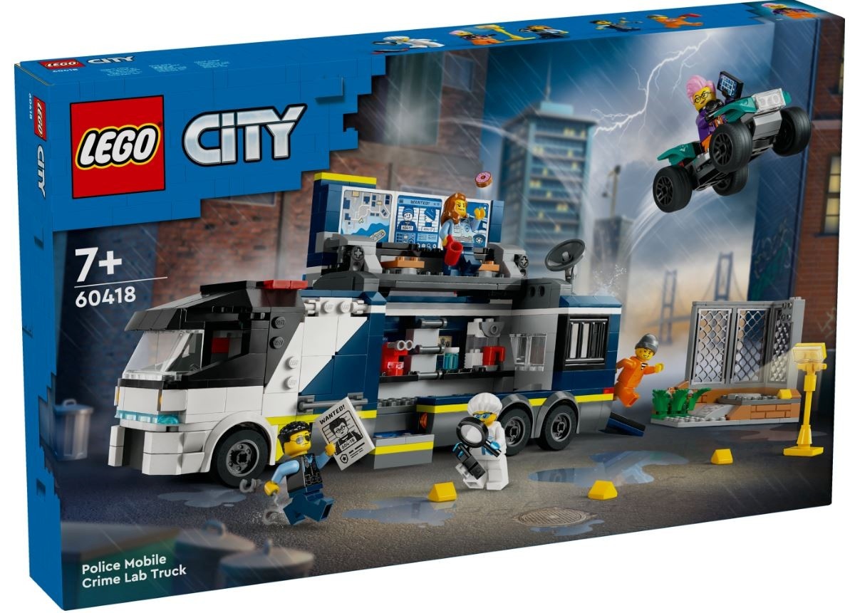 LEGO klotsid 60418 City Polizeitruck mit Labor