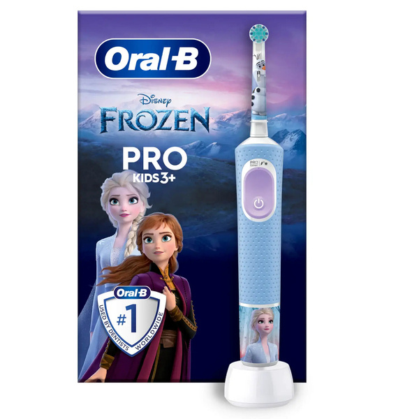 Braun elektriline hambahari Oral-B Vitality PRO Kids Frozen Electric Toothbrush, sinine