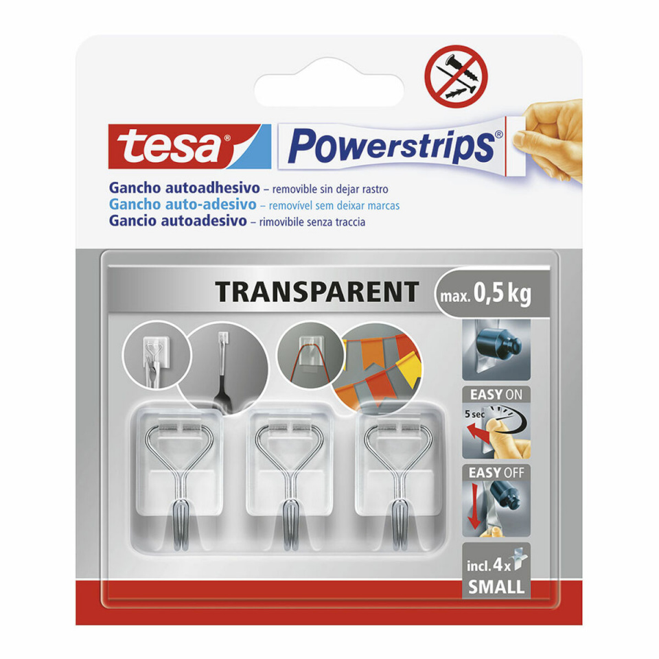 TESA Konks riputamiseks Powerstrips S Isekleepuv