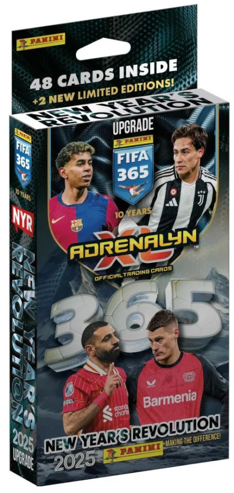 Panini jalgpallikaardid FIFA 365 Adrenalyn XL 2025 Upgrade New Years Revolution